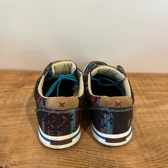 HOOEY twisted x Womens Aztec print with leather  sneakers size 9 - Picture 4 of 6
